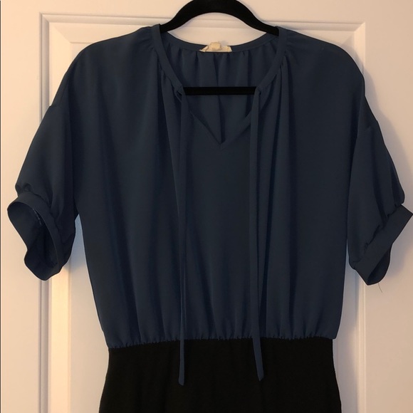 Silence + Noise Urban Outfitters Black & Blue Mini - Picture 2 of 3